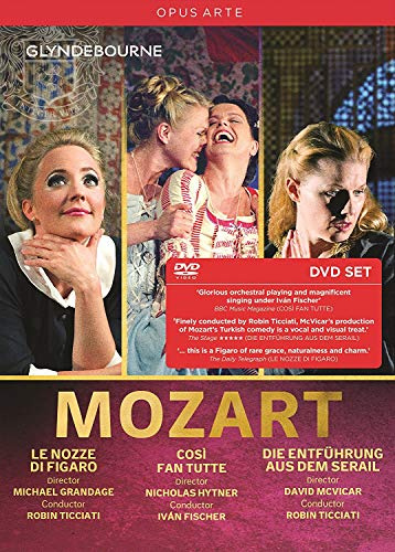 Mozart : Les Noces de Figaro - Cosi fan tutte - L'Enlèvement au Sérail (Glyndebourne).