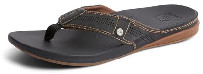REEF Cushion Lux Mens Sandal BKB-Black-Brown 8