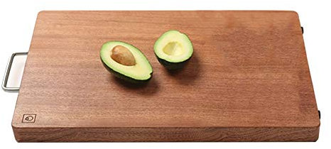 YNGJUEN Taglio Ebano Legno Cartello di Legno multifunzionali Cucina tritare Servizio Pane Formaggio Prima Colazione Consiglio (Size : 40x28x3cm)