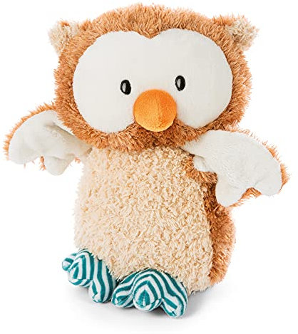 NICI Kuscheltier Baby-Eule Owlino mit drehbarem Kopf 30 cm – Eule Plüschtier für Mädchen, Jungen & Babys – Stofftier Eule zum Kuscheln, Spielen & Schlafen – Gemütliches Schmusetier ab 0 Monaten