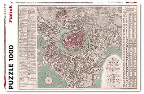 Piatnik 5594 1000 Teile Puzzle Wien 1824, grün