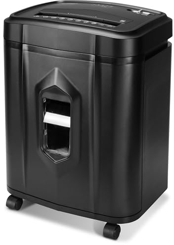 Aurora AU1225MA High-Security 12-Sheet Micro-Cut Paper and CD/Credit Card Shredder/ 5-Gallon Pullout Basket/40 Minutes Run Time