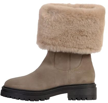 Geox Stivali da Donna D Iridea M, Tortora, 37 EU