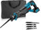ONEVAN Säbelsäge Akku 32mm Hublänge, Kompatibel mit Makita 18V, Fuchsschwanz Säge Elektrisch Reciprosäge 2800spm, Säbelsäge mit 4 Sägeblätter (ohne Batterie)
