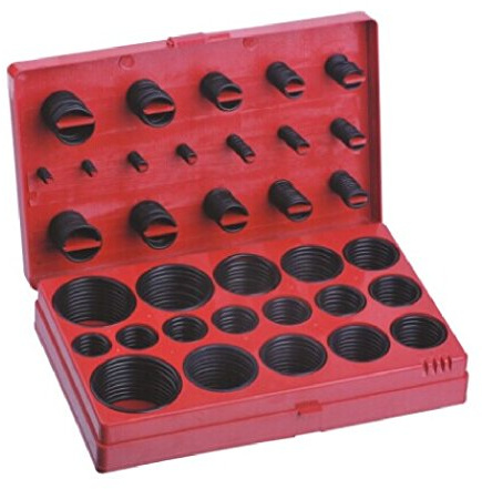 Kit o-ring, assortimento di guarnizioni a rondella, set con 32 misure, in gomma nitrilica di livello ingegneristico (NBR/Buna), ideale per lavori idraulici e di manutenzione, 419 pezzi