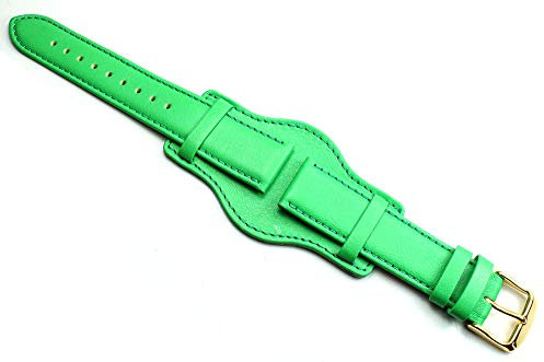 Sulla 20mm Kalbleder Uhrenarmbänder für Damen in verschiedenen modischen Farben handgemacht in Deutschland Echt Leder mit Unterlage