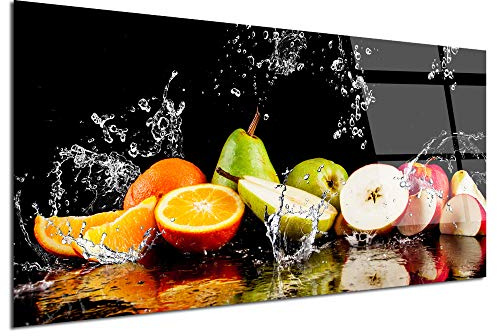 DECLINA - Quadro in plexiglas, stampa su vetro acrilico plexiglas, decorazione moderna, cornice in plexiglas, decorazione panoramica, 60 x 30 cm