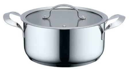 Cacerola Con Tapa Haeger PA-24H.003A Beige Gris Ø 24 cm