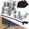 Ansobea Möbelroller Transportroller 5 Räder 360 Rotation mit Bremse Max 600KG,Möbel Transportrollen Set 4 Stück mit 1 Lastenhebe,Möbel Transporthilfe Schwerlast für möbel verschieben