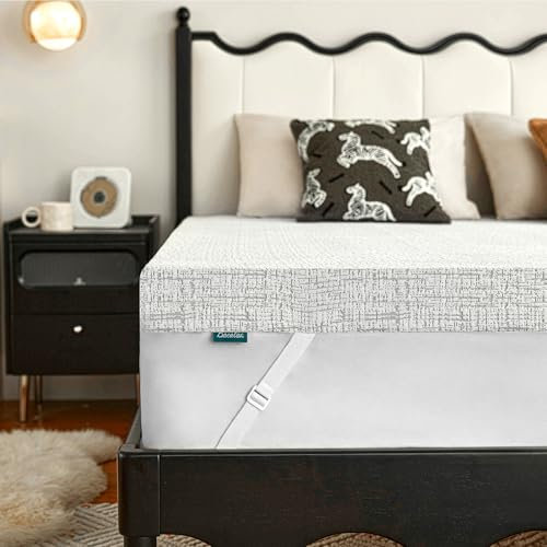 Bacalar® Topper para colchones de 120 x 200 cm, H4 H5, 7 cm, protector de colchón de 120 x 200 cm, espuma de gel, 120 x 200 cm, para cama con somier, sofá cama con 100 días de sueño de prueba