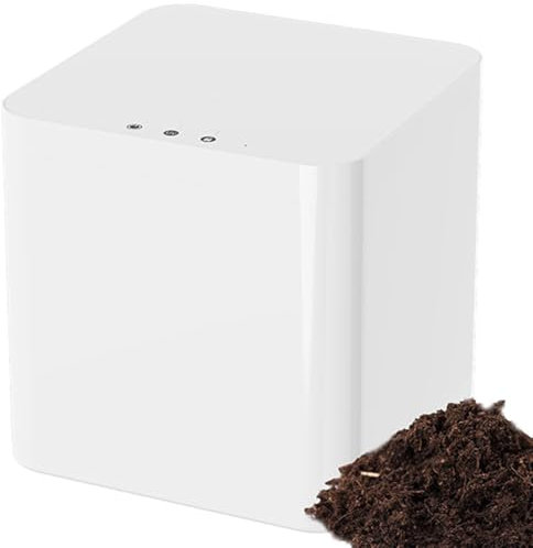 Electric Kitchen Composter, 3.3L Smart Countertop Compost Bin with UV Light Sanitizer, Rapid Conversion Within 3-10 Hours, Food Cycler Real Compost, Turn Waste into Pre-Compost for Plants