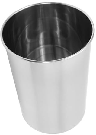Cabilock Poubelle Intégrée Couvercle Pivotant en Acier Inoxydable Argenté Cuisine, Design Gain de Place Adaptée pour Intérieur et Meuble Cuisine