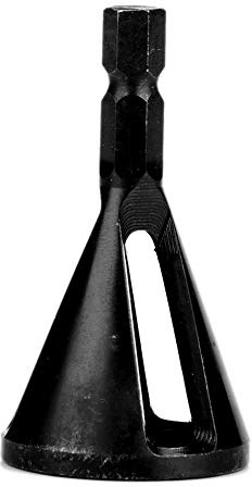Acero Inoxidable Negro Desbarbado Herramienta de Chaflán Externo Quitar la Herramienta de Reparación de Rebabas para Varios Chuck Taladro Eléctrico