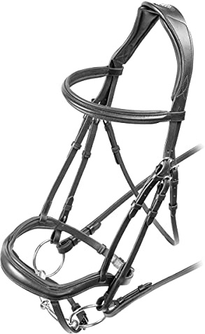 Shires Velociti Ergonomic Flash Bridle Full Black