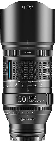 Irix 150 mm f/2.8 Makro 1:1 Vollformat Libelle Objektiv für Sony E Mount