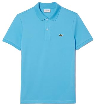 Lacoste-Men S S/S POLO-PH4012-00, Blu/Azzurro, S