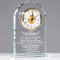 Movdyka Crystal Desk Clock Gifts for Grandad From Grandchildren I Love You Personalised Ornaments Father's Day Presents for Grandfather Birthday Christmas Keepsakes for Him Table Clock Decor