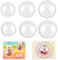 BAOFALI 30pc 3-Sizes 3D Dimensional Shaker Domes - Plastic Puffy Shaker Window Covers - Clear Pouch Cover - Scrapbooking Tool