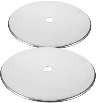 VANZACK 2pièces Disque Convertisseur Pour Plaques De Cuisson à Induction Anneau Coulant Pour Cuisinières à Induction Plaque Diffuseur De Chaleur Pour Marmites Adaptateur Pour à