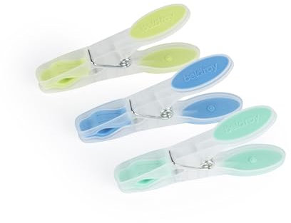 Beldray 48 Ultra-Grip Clothes Pegs – Secure Rubber Grip, Washing Line Pegs, Windproof Clothes Clip, Made from Recycled Plastic, Anti-Slip Clothes Grip, Moisture & Rust Resistant