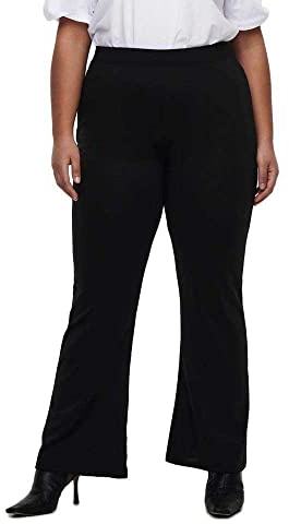 ONLY Carmakoma dam carpever utsvängda byxor JRS byxor, svart, 46-48 plus size