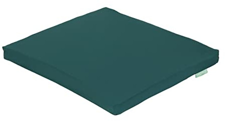 Gardenista Cojines para Silla de Jardín, Asiento Acolchado (50x44 cm), Cojín Decorativo de Asiento con Correas de Sujeción, Almohadillas Coloridas para sillas para Interiores y Exteriores (Verde, 1)
