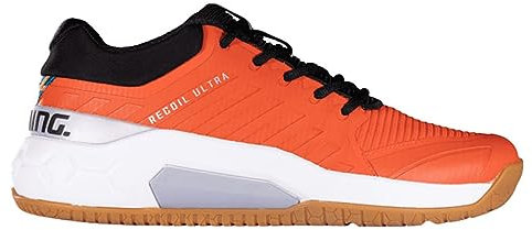Salming Recoil Ultra Herren Squash Schuhe, Neon-Orange, 44 EU