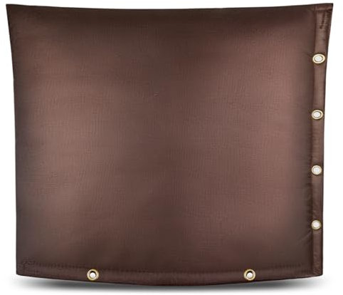 Backflow Preventer Cover for Winter Freeze Protection, Five-Layer Insulation Design, Hook and Loop Openings with Grommet Holes,Outdoor Pipe and Sprinkler Cover,30''W x 24''H- Brown