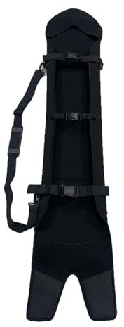 ICDKOYK Snowboardförvaringsväska Vattentät ärmskydd med handtag Skidväska Hållbar Lätt Robust Resetransportlösning Snowboardförvaring Skyddande Skidresor, Triangel, 155 cm