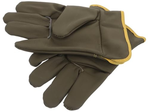 Anneome Guanti da Saldatura Resistenti al Calore Guanti Protettivi per Saldatori e Autisti in Materiale Resistente Protezione Contro Alte Temperature per Lavori di Saldatura e Ambienti
