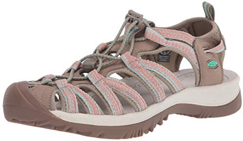 KEEN Whisper Sandal med stängd tå för kvinnor, sportsandal | Stängd tå, hållbar, bekväm, lätt att ta på, tvättbar