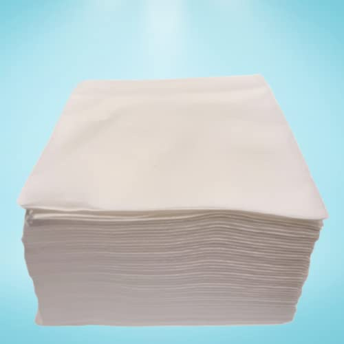 DSTOCK60 - Lot de 100 Serviettes jetables légères - Serviette de Coiffure 80 x 40 cm en Non tissé très Doux et Absorbant - Serviettes pour coiffeurs Petit Prix