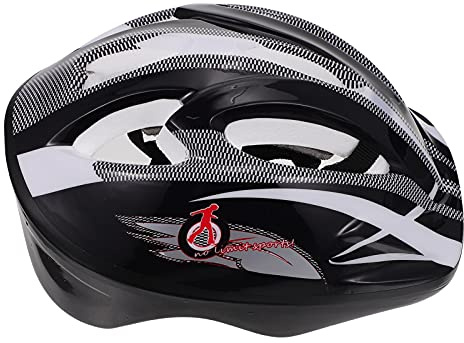 TOYANDONA Kinder Fahrradhelm Skateboardhelm verstellbar Kinder Mädchen Jungen Skateboard Helm Anschlüsse Ausrüstung Hartschale Fahrradhelm für Kleinkind bis Jugendliche Jungen Mädchen (schwarz)