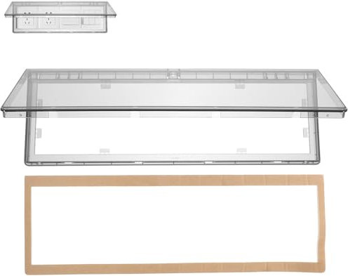 Warmhm Plastik Steckdose Wasserdichte Box, Transparent Schutzabdeckung Wechseln Steckdosenschutz Steckdosenabdeckung Abdeckung Elektrischen Schalttafel Wandschalterabdeckung