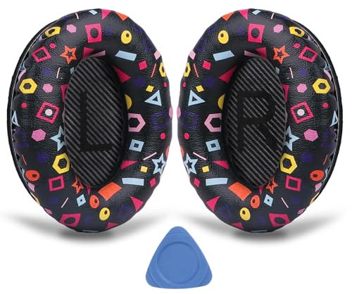 YOCOWOCO Ohrpolster für Bose Quiet Comfort 35 (QC35) und Quietcomfort 35 II (QC35 II) Ersatz Ohrpolster Mit weichem Protein Leder, Ohrpolster Ohrkissen für Bose QC 35/35II Kopfhörer