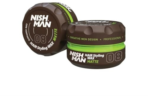 Nishman - 08 Styling Wax Matte - Pomada para el cabello 150 ml