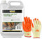 Dry Rot Fungicide Solution for Masonry, Brickwork & Wood 5L Anti-Fungal Treatment Woodworm Treatment With Perfectonish Gloves