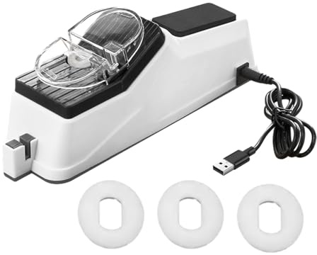 Afilador de cuchillos eléctrico - Afilador de cuchillos, Afilador de cuchillos profesional para el hogar | Herramientas de afilador de cuchillos de cocina con cubierta protectora, afilador de cuchillo