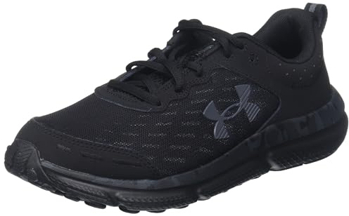 Under Armour Men's Charged Assert 10 Camo Running Shoe, (001) Black/Black/Pitch Gray, 11.5