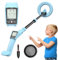 DR.ÖTEK Metal Detector for Kids - Lightweight Gold Detector With LCD Display, 69.9cm-100.8cm Adjustable, Waterproof Coil - Great for Beach Use, Ages 3-12