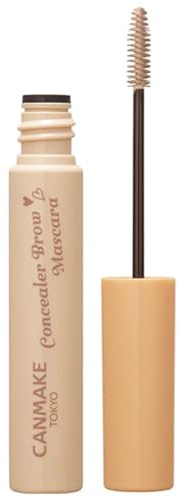 CANMAKE - Concealer Brow Mascara - Smooth Blend Seamless Finish - 0.14oz (4g) (02 White Beige)