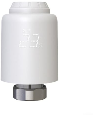 Temperature Control Valve Head, WiFi Thermostat Valve Head With Programmable Temperature Control Compatible With For Radiator Valves