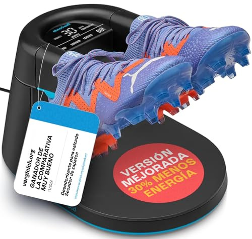 Shoefresh Opod Detect Sèche-Chaussures & Désodorisant | Déodorant Intelligent avec Capteurs d’Humidité & Double Chauffage | Pour Baskets, Bottes, Chaussures de Travail & Gants | Système Automatique