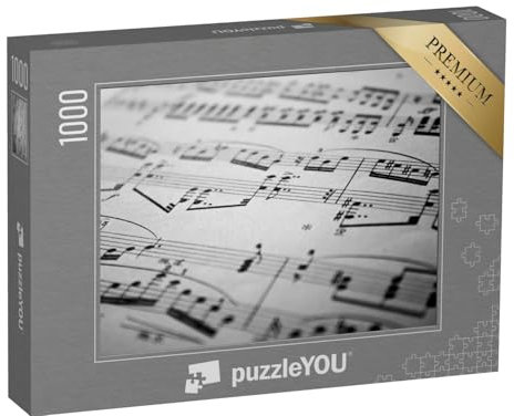 puzzleYOU: Puzzle 1000 Teile „Musiknoten“ – aus der Puzzle-Kollektion Musik, Menschen