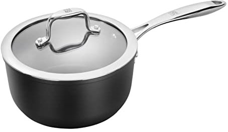 Zwilling 66565-181 Stielkasserolle mit Deckel 18 cm Forte töpfe, Edelstahl Titan, bunt