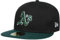 New Era 59Fifty Series Oakland Athletics Cap Basecap Baseballcap Fitted Flat Brim MLB (7 3/4 (61,5 cm) - schwarz)