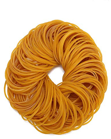 AMUU Rubber Bands 500pcs Size19 50mm 2 inch Rubber Bands #19 Small Elastic Band for Office Supplies School Home