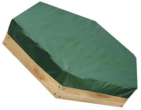 KiraKira Copertura verde per sabbiera, per esterni, in tessuto Oxford 210D, protezione per sabbiera, protezione dalle intemperie, 230 x 200 cm