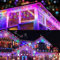 PhilzOps LED Lichterkette Eisregen 480 LED 19M Lichtervorhang Weihnachtsdeko Außen Innen 8 Modi Wasserfest Strombetrieben Außenlichterkette für Garten Fenster Zaun Geburtstag Deko, Mehrfarbig