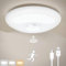 1 pcs USB Aufladbare LED Deckenleuchte mit Bewegungssensor, Dimmbare Akku Deckenlampe mit Fernbedienung, 3000-6000K 4000mAh Weiß Runde Kabellos Deckenleuchten für Schrank Flur Badzimmer Treppe Ø20cm